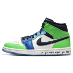 Melody Ehsani x Air Jordan 1 Mid Fearless Moteri&scaron;ki sportbačiai Daugiaspalviai Balti Juodi CQ7629-100 38