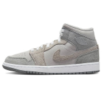 Air Jordan 1 Mid SE Particle Grey Moteri&scaron;ki kedai College-Grey Neutral-Grey DO7139-002 35.5