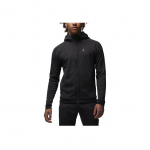 Jordan Dri-FIT Sportinis su gobtuvu, pilno ra&scaron;to logotipu, su dvigubu užtrauktuku, vyri&scaron;kas džemperis, juodas FD8119-010 M