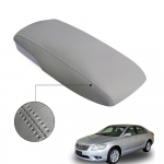 Centrinės konsolės dangtis porankio odinio dangtelio apdaila pilka, tinka Toyota Camry 2007-2011 m.