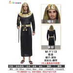 Helovino Maskarado Faraono Kleopatros Kostiumas Suaugusiems Egipto Kunigo Scenos Pasirodymo Kostiumas one size fits all