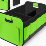 Daugiafunkcinė sulankstoma Oksfordo audinio automobilio bagažinės laikymo dėžė su rankenomis 60cm x 37cm x 31cm