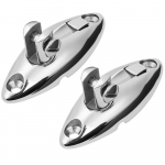 2 vnt 316 nerūdijančio plieno valties greito atjungimo Bimini vir&scaron;utinis pasukamas denio vyris