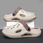 Unisex vasarinės &scaron;lepetės vyrams, klumpės, platforminiai moteri&scaron;ki paplūdimio sandalai, lauko kasdienė neslystanti avalynė, vyri&scaron;ki sandalai 40-41 smėlis