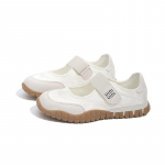 Mink&scaron;tos karvės odos~ miu namų odiniai vidpadžiai auk&scaron;čiui didinti Mary Jane vieno batelio moteri&scaron;ki 2025 nauji Velcro atsitiktiniai baleto bateliai 35