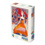 1000 dalių dėlionė, autorė Andrea K&uuml;rti, 74102-KA02, Metų laikai, Vasara, 47 x 68 cm, gamintojas D-Toys