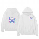 2025VINEY Alan Walker DJ Hoody - Alan Walker Elektroninė Muzika - I&scaron;blukusi languota su gobtuvu džemperis vyrams - Alan Walker S