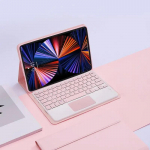 Skirta Lenovo Xiaoxin Pad Pro 12 7 2025 dėklas TB375FC Dangtelis su jutikliniu skydeliu ir klaviatūra, skirta Lenovo Idea Tab Pro plan&scaron;etiniam kompiuteriui, Dangtelis Teclado xiaoxin Pad 2024 11" rožinė