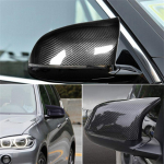 2x Anglies pluo&scaron;to M veidrodėlių dangteliai BMW X3 X5 X6 F25 F15 F16