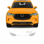 Skirta Mazda CX90 2024 CX-90 2 vnt. Automobilio priekinių žibintų apsauginė plėvelė Skaidri Dūminė Juoda TPU Lipdukas Transparent