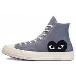 Converse x Comme Des Gar&ccedil;ons Play Chuck 70 Hi Steel Gray sneakers 171847C 36 gray