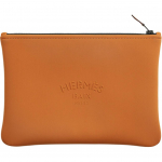 Hermes Maillon Marine Neobain 28 Įspaustas logotipas Nailoninis laikymo krep&scaron;ys Vidutinio dydžio Unisex krep&scaron;iai Oranžinis H103896M03 Box Included
