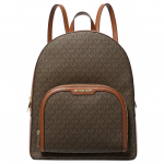 Michael Kors Logotipo Užtrauktuku Ki&scaron;enės Kuprinė Moteri&scaron;ka kuprinė Tamsiai Ruda Gili Ruda 35S2G8TB7B-200 Basic Set (Bag+Dust Bag)