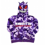 &bdquo;Demon&ldquo; ir &bdquo;Letter Print&ldquo; gobtuvas Vintažinis &bdquo;High Street Goth&ldquo; megztinis Negabaritinis striukė su užtrauktuku Harajuku Vir&scaron;ūnės Moterų ir vyrų gobtuvai S