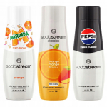 Sirupas &bdquo;Sodastream&ldquo; Mirinda Zero + Mangas + Pepsi Zero Soduotojui