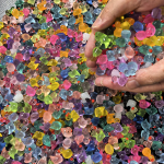 500-50 vnt. &Scaron;viečiantys Mini Antys Samanos Mikropeizažas Miniatiūrinės Anties Figūrėlės Pasakų Sodo Aksesuaras Namų Dekoras &Scaron;viečia Tamsiai 50PCS