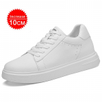 6cm 8cm 10cm Balti lifto batai Vyri&scaron;ki pakylantys padėklas Vyri&scaron;ki platforminiai sportbačiai Paslėptas auk&scaron;čio didinimas Sportiniai laisvalaikio batai 41 white