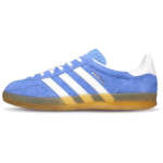 Adidas Originals Gazelle Indoor Suede Madingi Laisvalaikio Žemi Skate Batai Unisex Mėlyni Balti Rudi HQ8717 36⅔
