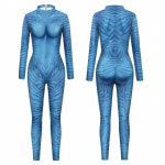 Filmo &bdquo;Avataras&ldquo; Cosplay Kostiumas Teminis 3D Skaitmeninės Spaudos Kombinezonas Vyrams ir Moterims 3D Skaitmeninės Spaudos Kombinezonas Helovinas Zentai M blue