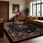 Persi&scaron;ki prabangūs dideli svetainės kilimai Bohemi&scaron;ka dekoracija Namų sofos zona Lengvai valomas kilimas Miegamojo prie&scaron;kambaris Neslystanti grindų danga 160cm x 230cm