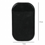 Didelio automobilio prietaisų skydelio lipnus neslystantis PVC kilimėlis, silikoninis neslystantis laikymo kilimėlis, neslystantis lipnus padėklas telefono raktui Black-B