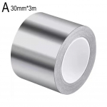 Aliuminio folijos juosta, atspari auk&scaron;tai temperatūrai, sandarinimas virtuvės remontas kanalo terminis atsparumas Pro M8Z6 sliver-30mm*3m