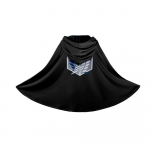 Japoni&scaron;kas Hoodie Attack On Titan Cloak Shingeki No Kyojin Scouting Legion Halloween Cosplay Kostiumai Anime Cosplay Green Cape XXL juoda