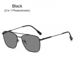 Madingi Spalvą keičiantys akiniai Metaliniai rėmeliai Unisex Anti-Blue Light Light UV Protection Akiniai Vyrai Moteri&scaron;ki Akiniai nuo saulės