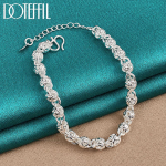 Žavesnio ra&scaron;to apvali apyrankė Sidabrinė dovana madingi papuo&scaron;alai 20cm