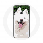 Coque pour Huawei P8 Lite 2017 Samoy&egrave;de Blanc Race de chiens