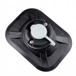 Pripučiamas PVC valties me&scaron;kerės laikiklis GPS žuvų ie&scaron;kiklis, kameros laikiklis baidarių kamuoliuko pagrindo saugos tvirtinimo rinkinys pasidaryk pats 16*12*4cm