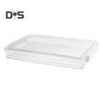Plastikinė dokumentų laikymo dėžė A4 formato skaidri sukraunama organizatoriaus talpa dokumentams, pažymėjimams, i&scaron;karpų albumams, rankdarbiams, meno reikmenims Small