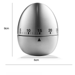 Mechaninis laikmatis, virtuvės prietaisas, programėlių rinkiniai Kiau&scaron;inių virimas Virimas Atgalinė atskaita Temporizador Cocina Minuteur Cuisine sidabras