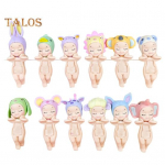 12 vnt. Laikantis smakro angelo lėlė Vaisinis gyvūno galvos apdangalas Angelo figūrėlė PVC Animacinis angelas Figūrėlė Knygų lentynos Stalo dekoracija Ornamentas D