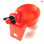 Automatinis vi&scaron;tienos girtuoklis Putpelių kabantis vandens puodelis Spenelių geriamieji dubenys lesinami pauk&scaron;čiai vandens dubuo gertuvės puodeliai naminiams pauk&scaron;čiams raudona