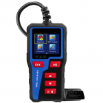 AT300 automobilio OBD2 skaitytuvas Automatinis automobilio variklio patikrinimas I&scaron;valykite gedimo kodų skaitytuvą Automobilių diagnostikos nuskaitymo testerio įrankių rinkinio spalvotas ekranas mėlyna