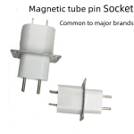 Mikrobangų krosnelės magnetrono lizdas su įvesties kondensatoriumi