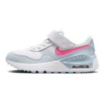 Nike Air Max SYSTM PS Balti Pinksicle Vaikams Sportbačiai Mėlynos spalvos &scaron;viesūs Light-Armory-Blue DQ0285-113 28