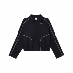 Nike Sportswear Logo striukė su užtrauktuku moteri&scaron;ka striukė juoda FN1941-010 M
