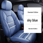 Mercedes-Benz C/E/GLC/A klasės odiniai sėdynių užvalkalai &ndash; pilnai apgaubiantys, visasezoninė pagalvėlė Custom 5-Seater Middle Genuine Leather
