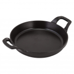 Staub apvalus sukraunamas gratinas, indukcijai, stilingas kepimo indas, 20 cm, indas, suderinamas, emaliuotas, indas, juodas, 1302023/40509-558-0 [Naudotas]