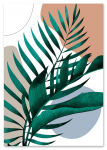 Plakat boho plakaty liście 30x40 cm