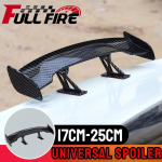 Automobilio Universalus mini spoileris Galinis sparnas Anglies pluo&scaron;to i&scaron;vaizda Mini modifikuoti galiniai sparnai Modelis Automobilio stiliaus dekoracija Automobilis 17CM-black
