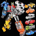 6-in-1 Transformacijos Gynėjas Defensor Bruticus Devastator Superion Figūrėlės Žaislai Modelis Spalvota Dėžutė Veiksmo Figūrėlės