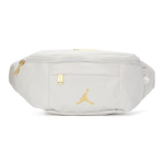 Jordan Sporto Tendencija Tinklelio Dizainas Gyvatės Ra&scaron;tas Auk&scaron;tos Kokybės Pagrindinė Įstrižinė Juosmens Rankinė Unisex krep&scaron;iai Balta JD2133015GS-002 White