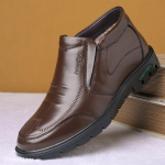 Vyri&scaron;ki žieminiai batai Auk&scaron;tos kokybės odiniai batai Plush &Scaron;ilti &Scaron;liaužiantys Kulniukai Dizainerio Prabangūs Vyri&scaron;ki Laisvalaikio Batai Botas De Hombre 38