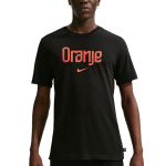 Nike Nyderlandų komandos mink&scaron;tos medvilnės megztinis trumpomis rankovėmis T-shirt vyri&scaron;ki vir&scaron;utiniai drabužiai IH2190-010 S