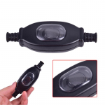 Atsparus vandeniui linijinio jungiklio laido jungiklis IP65 apvalios vielos kontaktinis dvigubas jungiklis juoda