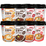 [Korėjiečių garsus maistas] Yopokki Tteokbokki (6 tipai), Rabokki (1 Tipai) (25 variantai) #Yopokki Set 8cup
