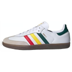 adidas Samba OG Rasta - Balti vyri&scaron;ki kedai Debesėlio baltumo Geltoni Kolegi&scaron;kos žalios spalvos IH3118 40